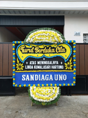 Papan Bunga Duka di Barusari